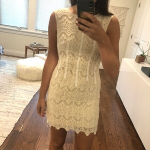 Ivory Lace Dress